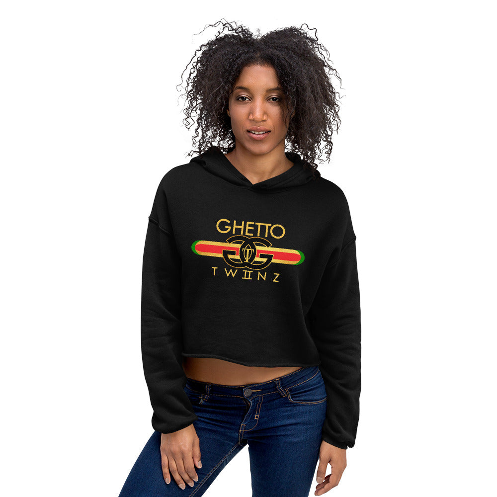 Womens red cropped online hoodie